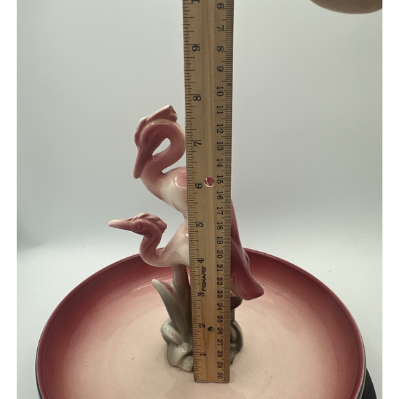 Beautiful Vintage Pink Flamingo Planter/Bowl - Picture 5 of 10